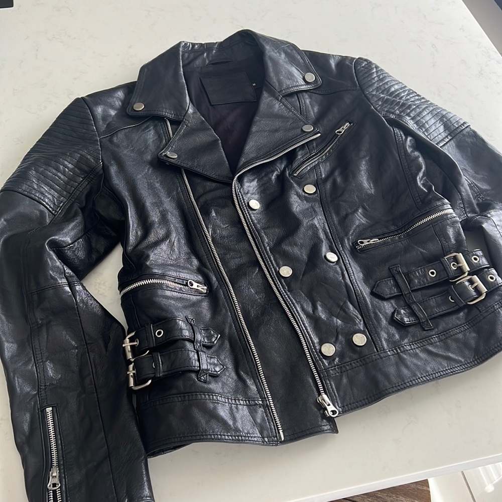 Leather Moto Jacket